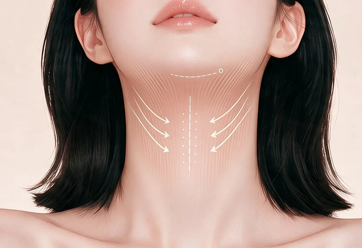 이중턱 지방흡입 및 코르셋수술